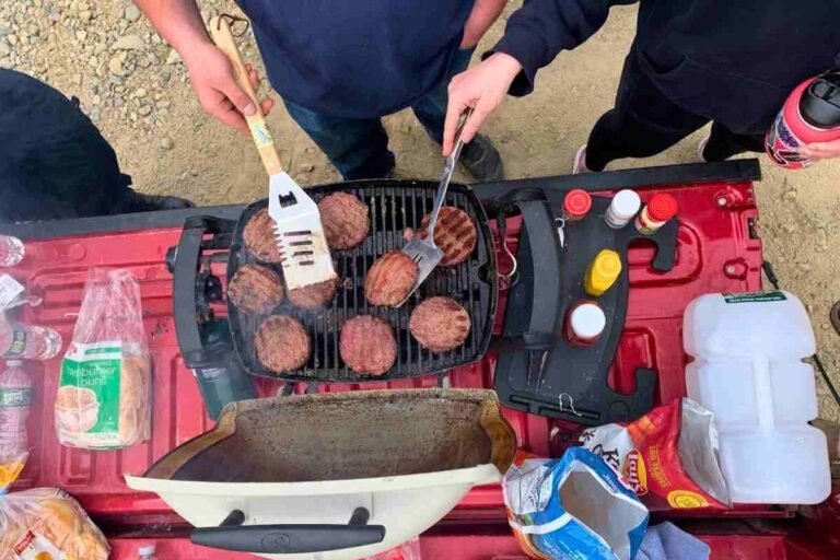 people at a Outdoor Barbecue