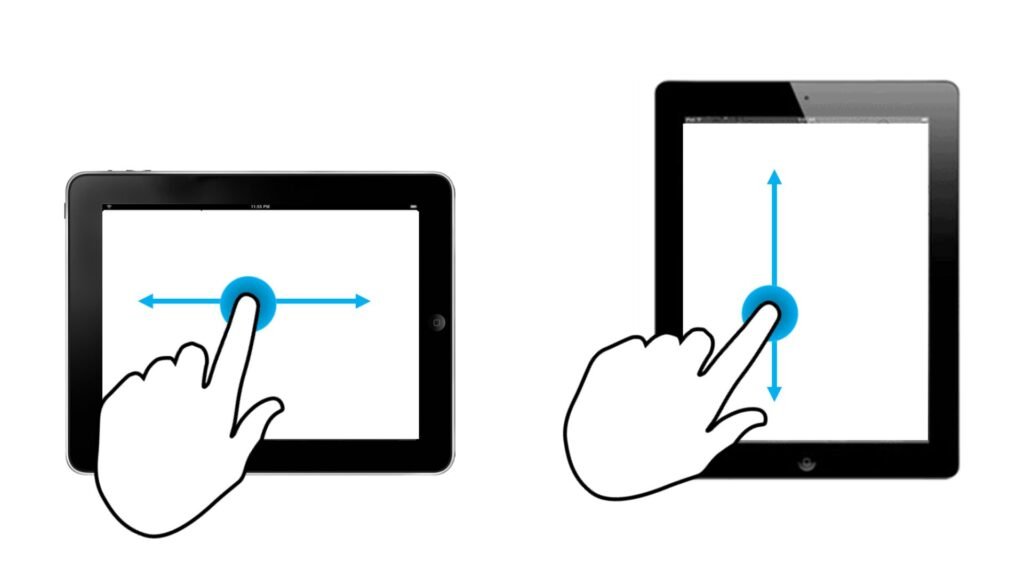Portrait vs. Landscape mode functionality on mobile.
