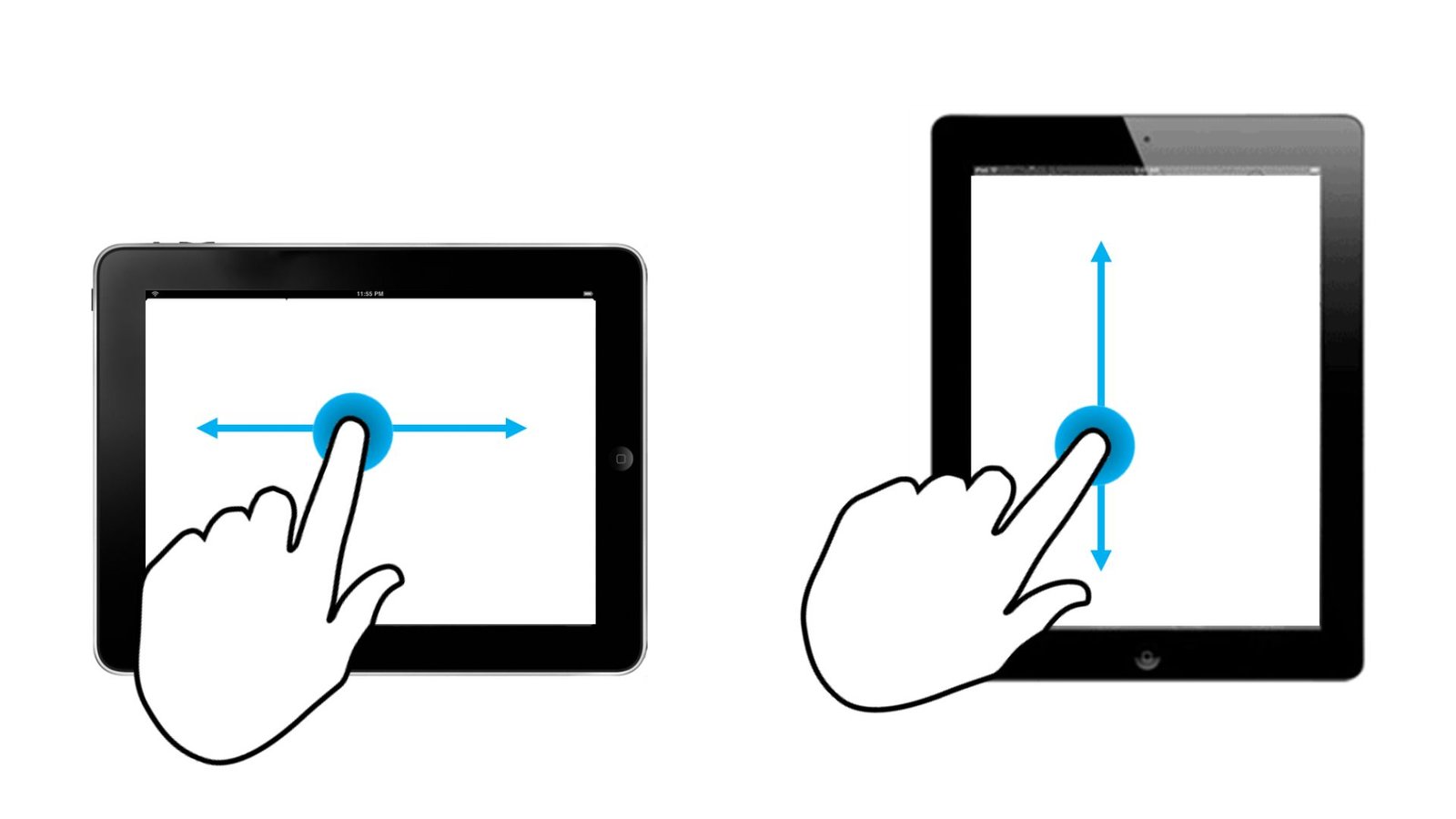 Portrait vs. Landscape mode functionality on mobile.