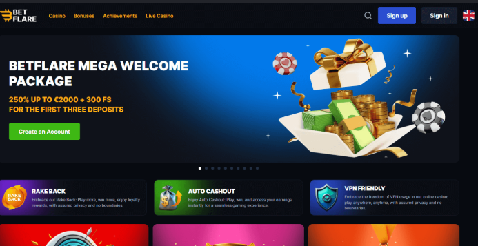 BetFlare Casino Review
